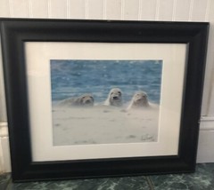 Original GREG LESSARD FRAMED Photograph «THE THREE AMIGAS» 17″ x 14″ Signed