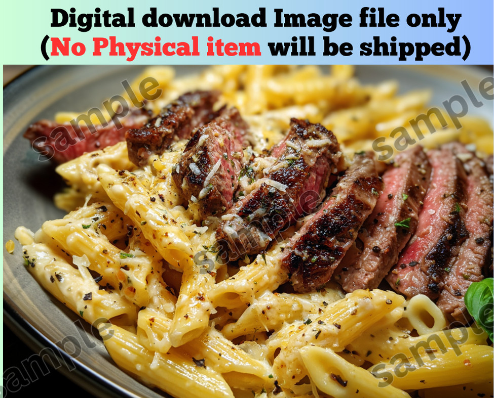 Pasta food AI digital background for pc mobile wall art paper printable new 2026