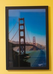 16×24 Framed Fine Art Landscape Photograph (Shadows of the Golden Gate Bridge)