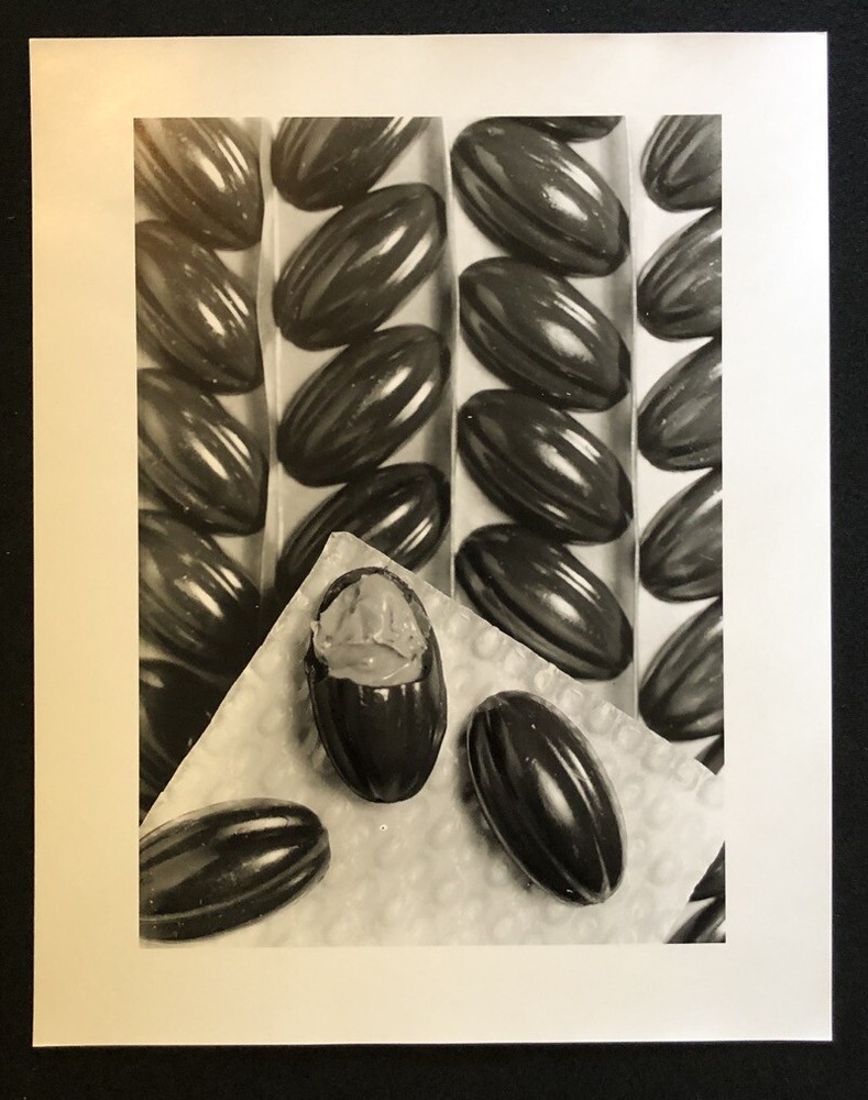 Hans Finsler, cream mocha chocolates, 27.3.1930, photograph from estate