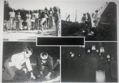 old negative youth camp Greifenstein postcard template in 3 stages 10.5x15cm ms4919d