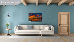 Twilight Reflections: Lake Havasu Sunset Arizona Landscape Print