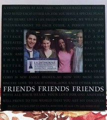 Lighthouse Christian Products Friends 4×6 Photo Frame: BRAND NEW/FREE SHIPPING