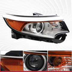 Duolctarms Halogen Headlight Headlamp Assembly Compatible for 2011-2014 Ford Edg