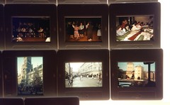 22 Old Slides Farbdias Familienfeier Munich Town Hall Marienplatz 70er 80er