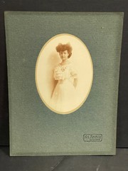 Rare Large Portrait Young Girl Late 19th Century G. L. Arlaud Geneva Switzerland