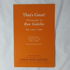 Ron Galella, a promotional Real Photograph for WARHOL BY GALELLA