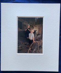Bill Coleman Amish Photograph #1116 AP – Two Amish siblings – Signed & Matted