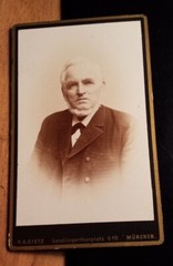 Old Man with Beard – Circa 1880/90s / CDV N. A. Dietz Munich