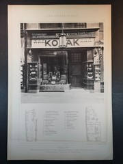 Illuminated print circa 1895. Kodak Company Sales Office. Berlin, Leipzigerstr.