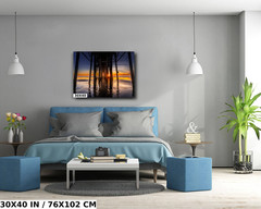 Oceanside Pier Sunset Photography: California Seascape Wall Art