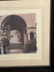 European Garden By Allan Blaustein Photography Framed With Glass 18 1/2 X 18 1/2