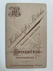 orig. CDV photo photograph old picture woman lady fashion around 1885 Krabbenhöft & Böttcher