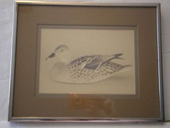 Lot of 2 William Plante Mallard Hen Drake Framed Photographs 1980 Nielsen Frame