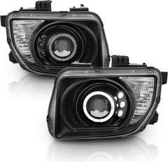 Projector Headlights Halo Black for Honda Element – Passenger and Driver Side