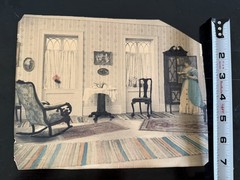Antique Wallace Nutting Hand Colored Photo set c:1920 + Cherry Blossoms DC pic