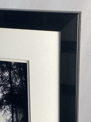 Original Misty Forest Triptych Nature Photography Art Signed Jean Setzer Framed