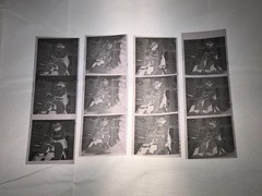 NEWLY FOUND Hendrickson PHOTO Contact Sheet Proof & Negs JUST A COWBOY & HIS DOG