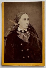 orig. CDV photo photograph old picture woman around 1877 Gmunden costume Upper Austria