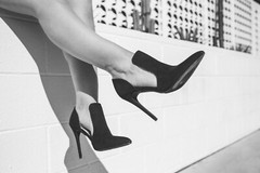 Black and White Fashion Wall Art 10×8 – Shoes Photography Home Décor