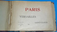RARE 1900s PARIS BOOK OF 39 HELIOTYPE PHOTOGRAPHS VERSAILLES, ST CLOUD