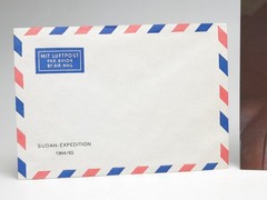 SUDAN EXPEDITiON 1964/65 Envelope & Nuba Postcard from Leni Riefenstahl Estate
