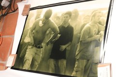 Janine Gordon Color Photograph Mural Mosh Wild Pit Green Rare Signed c Print