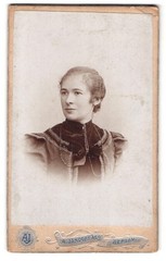 Photograph A. Jandorf & Co., Berlin, Belle Alliance Street 1, portrait young D