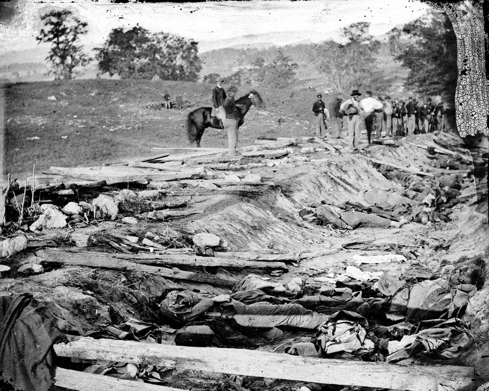 New Civil War Photo: Sunken Road or Bloody Lane, Antietam Sharpsburg – 6 Sizes!