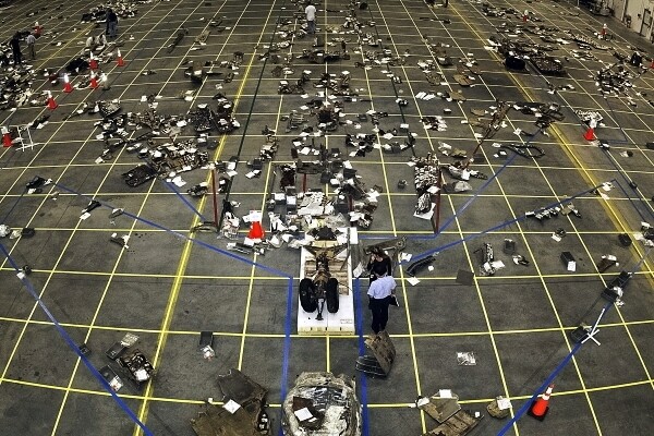 New NASA Photo: Reconstructing Debris from Space Shuttle Columbia – 6 Sizes