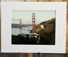 The Golden Gate Bridge and Horseshoe Bay – Matted Fine Art Photographic Print