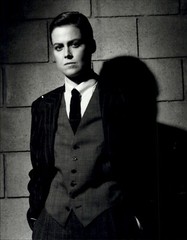 1987 Helmut Newton Sigourney Weaver In Drag Portrait Art Photo Gravure