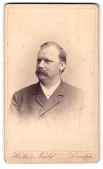 Photograph Hahn’s Nachfl., Dresden, Waisenhausstr. 30, Portrait Civil He
