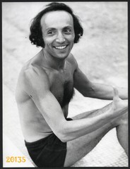 Larger size Vintage Photograph, Erich Segal writer of Love Story, Cannes, 1971