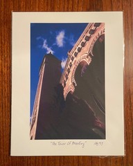 Original photographic print «The Tower of Brooding» by Michael Blumenstock