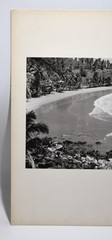 Vintage J.W. Howlett Black and White Photograph Focusing on a Beach