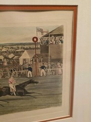 Antique H. Alkin «The Derby» (Tatten Corner) C Hunt Engraving