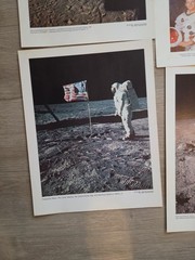 Collectible NASA 2 Prints Of Apollo8, 9, 10, 11 Moon 11” X 14”, 19 Total Prints
