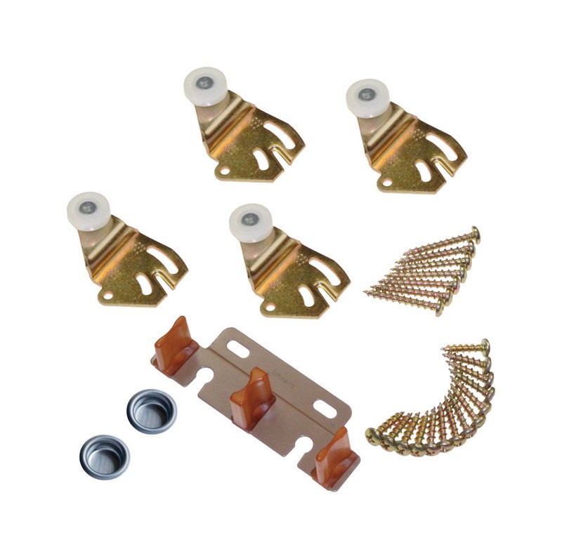 Johnson Hardware 22313802 Door Bypass Parts 7/8 Dia. in. for Up to 50 lbs.