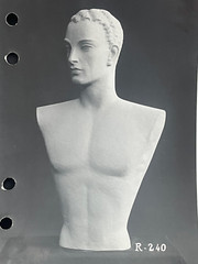 Rare Original Vintage Photo Mannequin Siegel Stockman Curiosa Male Nude