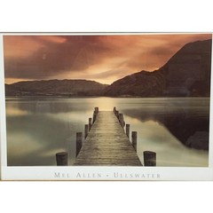 Mel Allen Ullswater Canvas Print Gold Ornate Frame 29.5×21.75 Ready to Hang