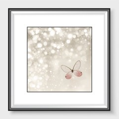 Fine Art Photography Print, Pink Butterfly, Babies Room, Girls Room, Baby Shower