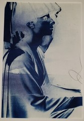 JEFFREY NELSON Original Hand SIGNED Cyanotype Photography CLASSIC BARBRA PROFILE