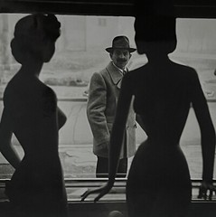 Original Photo Curiosa Germany Display With Mannequins 1950s