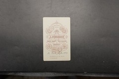 Photo Portrait CDV KAB Man Doctor Mulhouse Alsace Post Office Model Chain 1893 Name