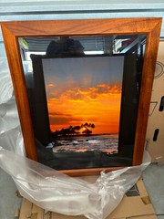Kona by Peter Lik Fine Arts Koa Wood Frame Mint Condition Big Island of Hawaii