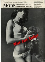 40x30cm Vintage Colour Fashion Photo 1974 Photo Model Silvie Switzerland Brief + Bra Underwear