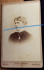 Clara Bernecker – born 1866/CDV Otto Lindner Berlin Eberswalde