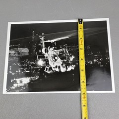 Blue Thunder Movie Still Photo 1983 Helicopter Night Cityscape Black & White