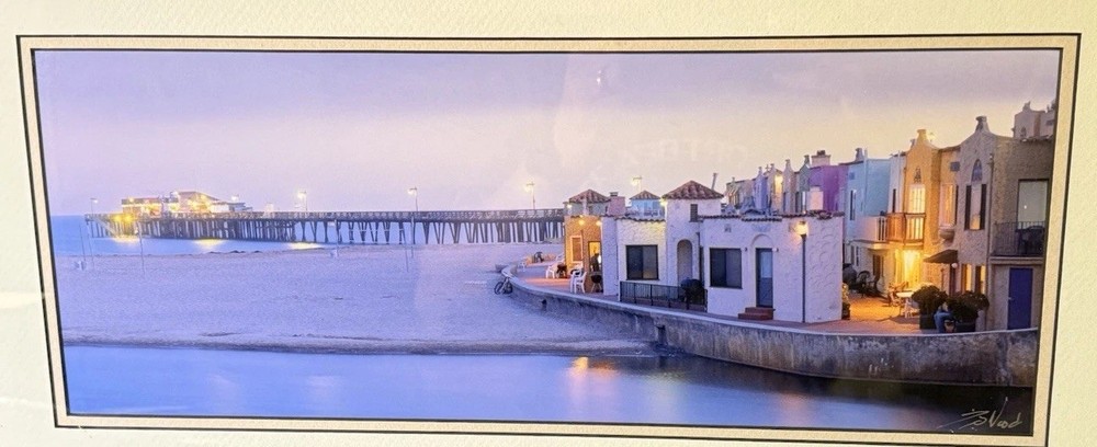 Michael B. Wood Photo Capitola CA Venetian Courts Pier Santa Cruz Panorama 24×11